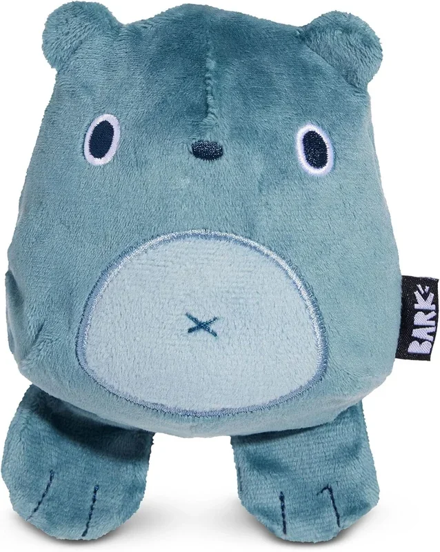 Barkbox Grey Bear Hugger Super Chewer 2-in-1 Plush Exterior Hard Core Plush Toy, Large Breeds