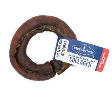 Barkworthies Collagen Rings for Dog (3.5″ – 25 Count)