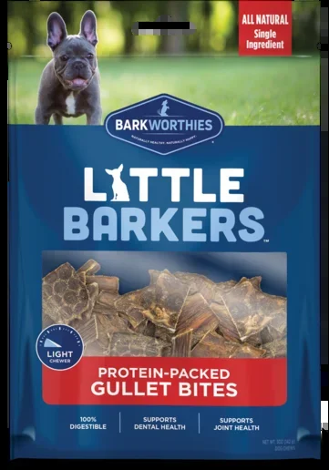 Barkworthies Little Barkers Gullet Bites Dog Treats