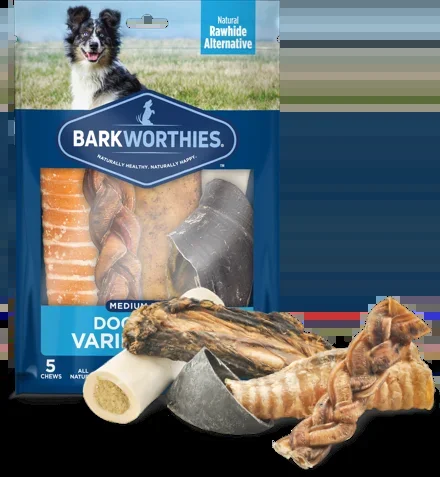 Barkworthies Medium Breed Variety Pack Dog Treats