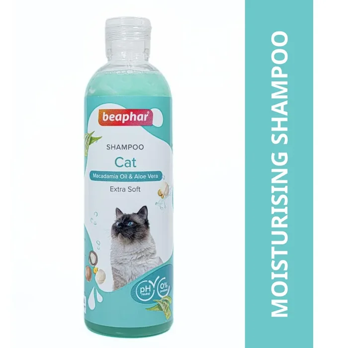 Beaphar Macadamia Oil & Aloe Vera Dryness & Itch Relief Shampoo for Cats