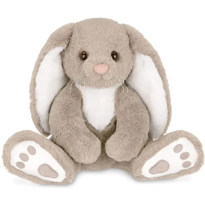 Bearington Collection – Boomer Taupe and White Bunny