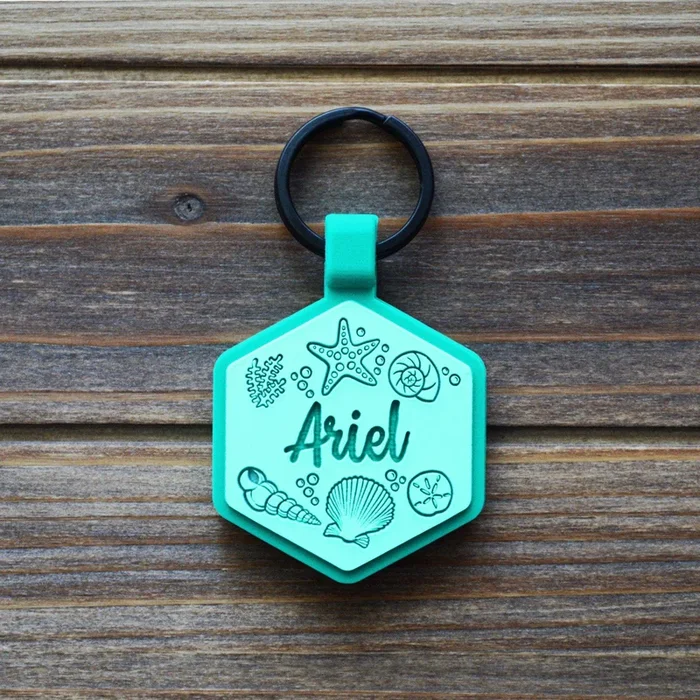 Besties Pets – Under The Sea Silicone ID Tag