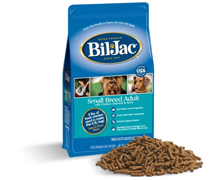 Bil Jac – Small Breed, Adult Dog Chicken, Oatmeal, and Yam Recipe Dry Dog Food