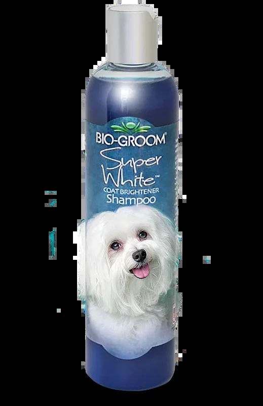 Bio Groom Super White Coat Brightener Shampoo, 12- Oz Bottle