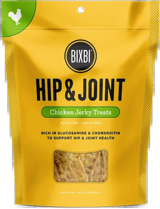 Bixbi Hip & Joint Chicken Breast Jerky Dog Treats (5-oz)