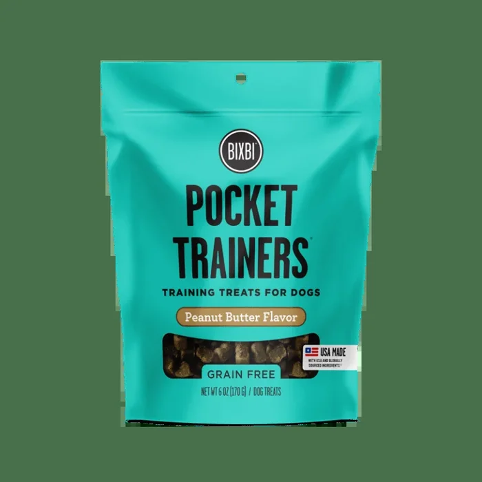 Bixbi Pocket Trainers – Peanut Butter Treats for Dogs