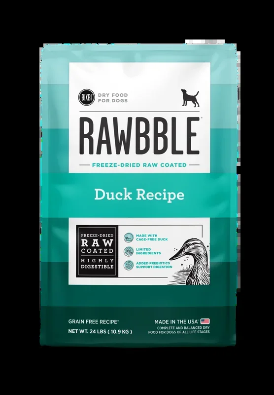 Bixbi Rawbble Kibble Grain Free Duck Dog Food