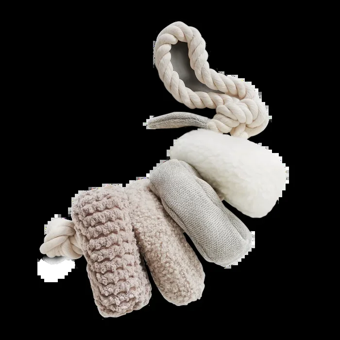 BLOCS//ENRICHMENT DOG TOY // NUDE
