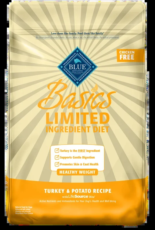 Blue Buffalo Basics Healthy Weight Adult Turkey & Potato Recipe Dry Dog Food