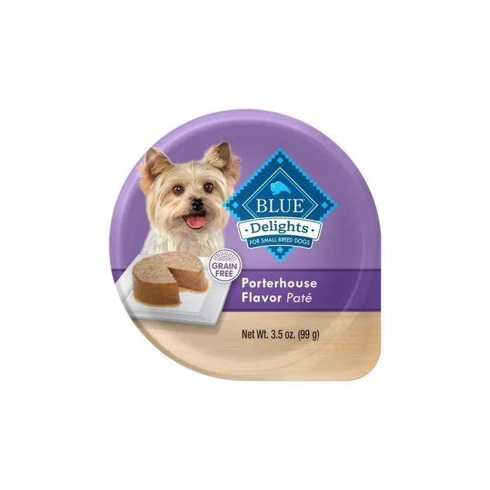 Blue Buffalo Blue Delights Small Breed Porterhouse Pate Dog Food Cup