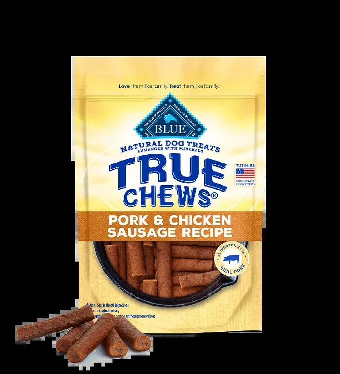 Blue Buffalo BLUE True Chews Pork and Chicken Sausage Recipe Dog Treats