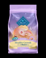 Blue Buffalo Chicken & Rice Healthy Growth Kitten Dry Cat Food 7lb