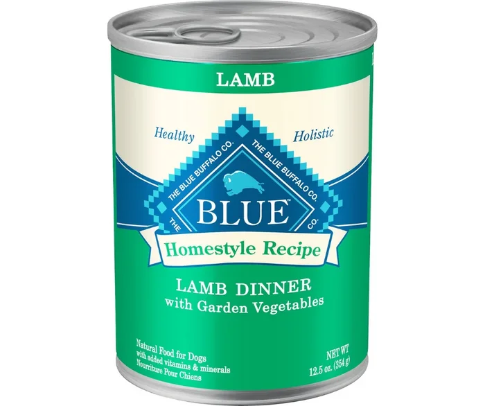 Blue Buffalo, Homestyle Recipe – All Breeds, Adult Dog Lamb Dinner with Garden Vegetables Canned Dog Food