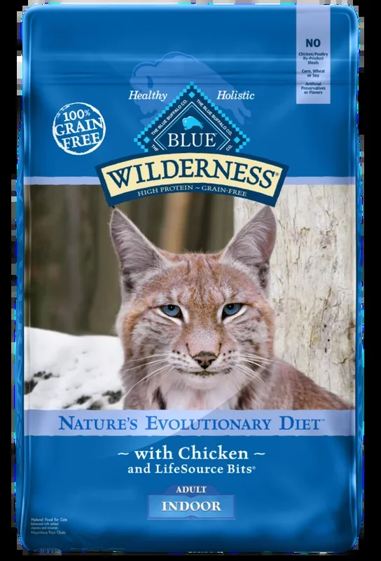 Blue Buffalo Wilderness Grain Free Indoor Chicken Dry Cat Food