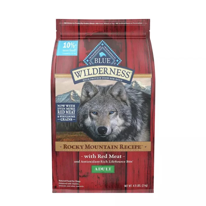 Blue Buffalo Wilderness Rocky Mountain – Adult Dog Red Meat Recipe Dry Dog Food