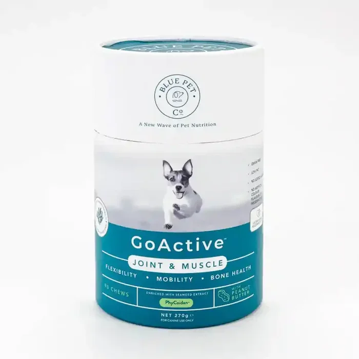 Blue Pet Co Go Active Peanut Butter Flavor Joint & Muscle Chews for Dogs