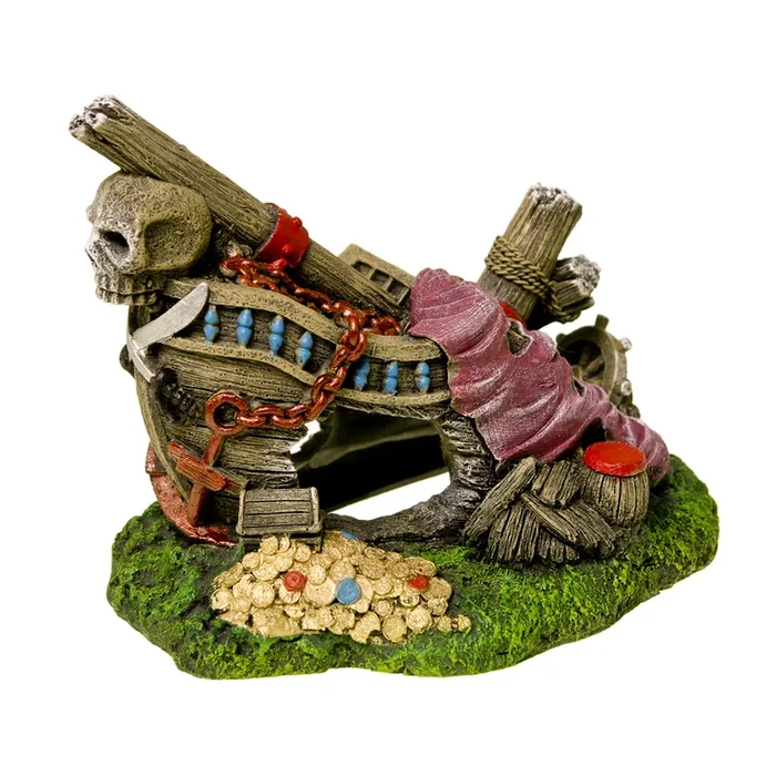 Blue Ribbon – Sunken Ships Bow Fish Tank Ornament