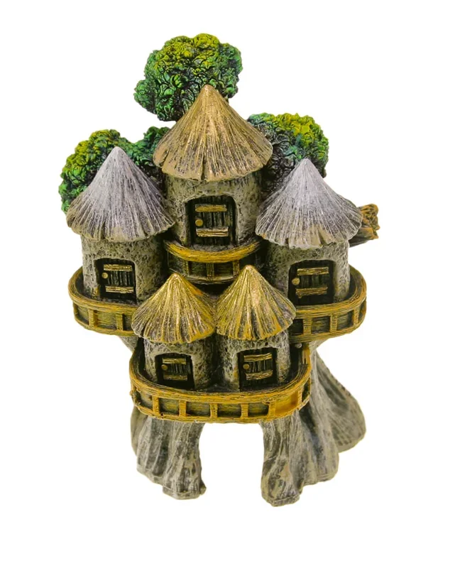 Blue Ribbon – Tree House Village Fish Tank Ornament