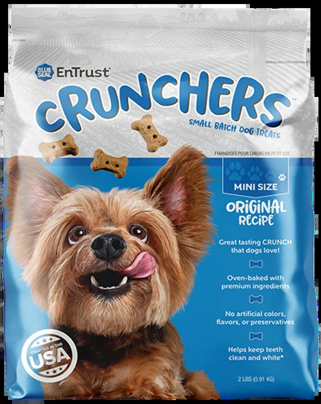Blue Seal EnTrust Crunchers Small Batch Dog Treats – Original Recipe