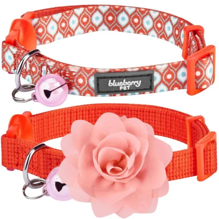 Blueberry Pet – The Floral Power of All in One Cat Collar