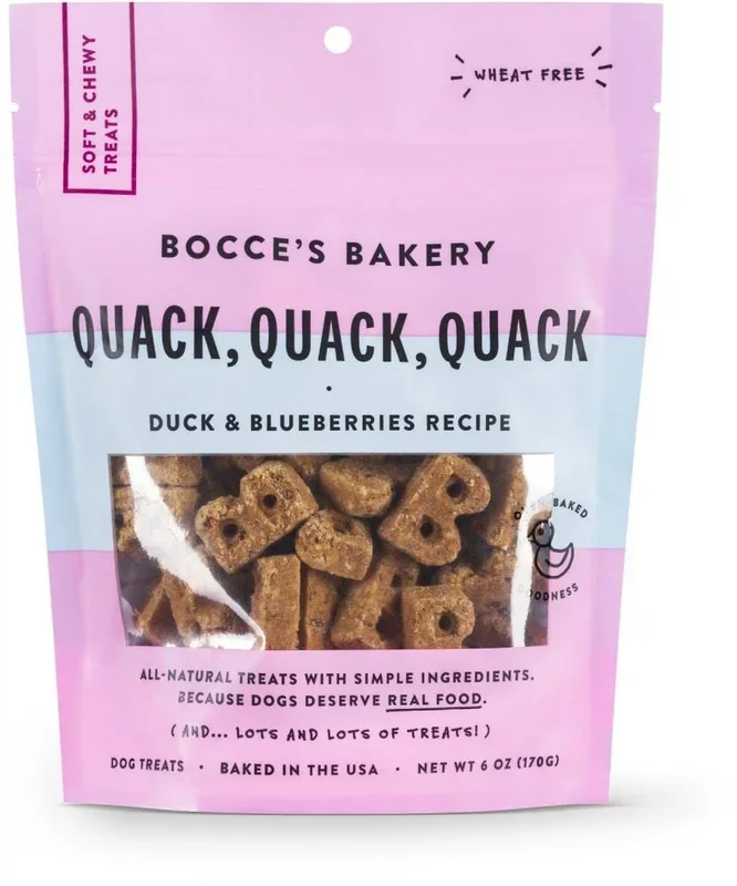 Bocce’s Bakery Every Day Quack, Quack, Quack Soft & Chewy Dog Treats