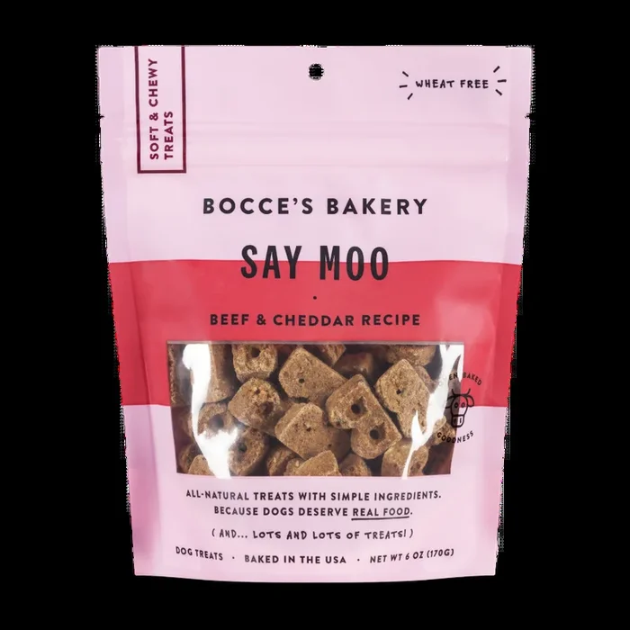 Bocce’s Bakery Every Day Say Moooo Soft & Chewy Dog Treats