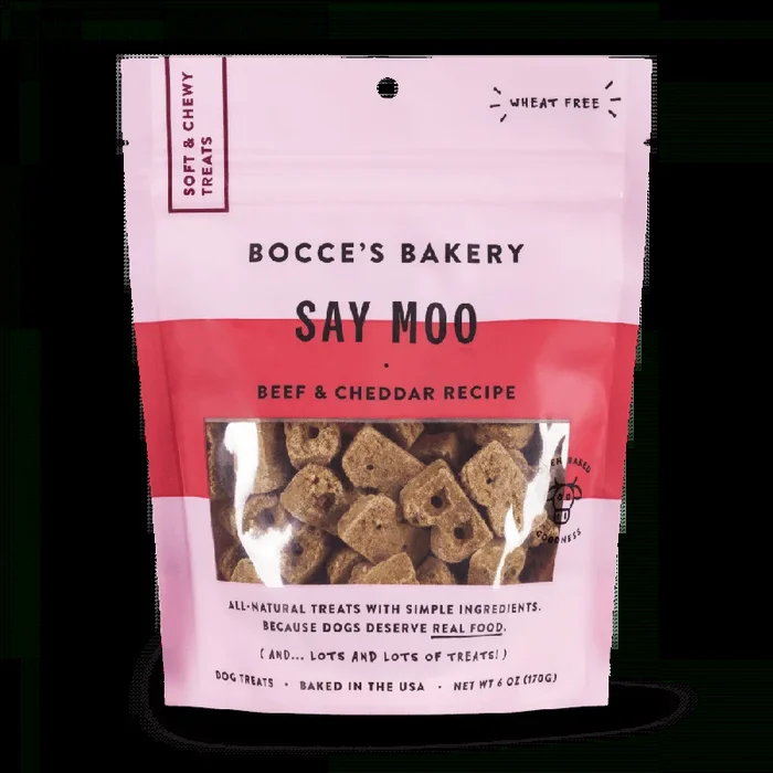 Bocce’s Bakery Every Day Say Moooo Soft & Chewy Dog Treats
