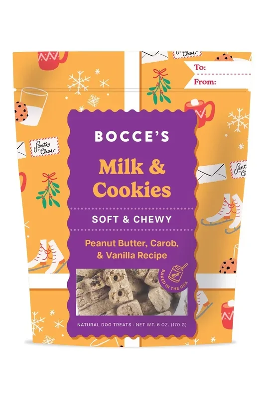 Bocce’s Bakery Milk N Cookies Soft and Chewy Dog Treats
