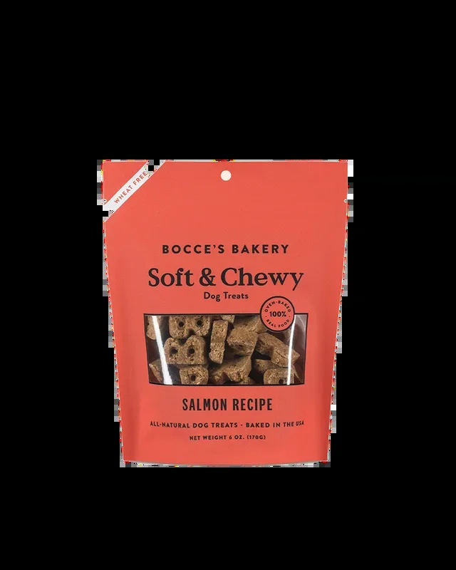 Bocce’s Bakery Soft & Chewy Salmon Dog Treats 6oz