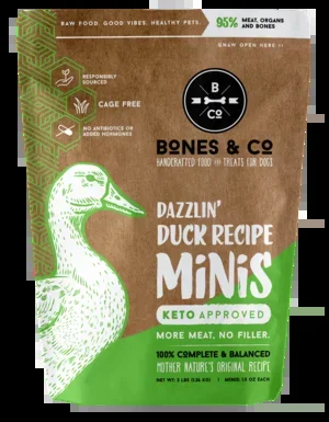 BONES & CO DOG DUCK FROZEN 3LB-6LB