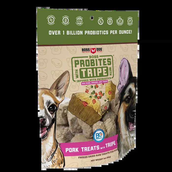 Boss Dog® & Boss Cat® Probites Pork Treats With Tripe®