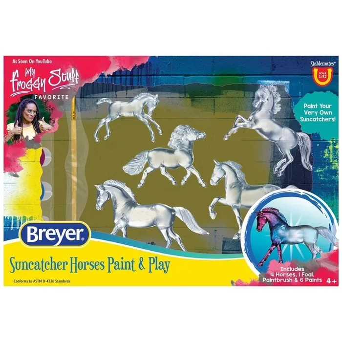 Breyer – Suncatcher Horses Paint & Play Set Toy