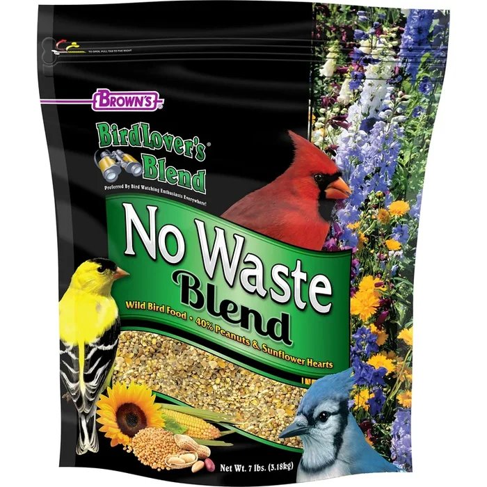 Brown’s No Waste Blend Bird Lover’s Blend 7lbs