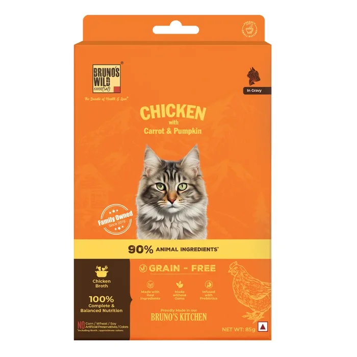 Bruno’s Wild Essentials Chicken with Carrot & Pumpkin Cat Wet Food