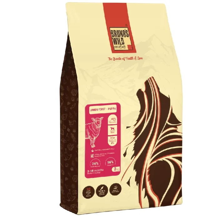 Bruno’s Wild Essentials Lamby Feast Puppy Dry Food