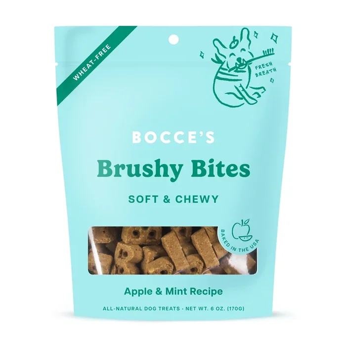 Brushy Bites Soft & Chewy Treats – Bocce’s Bakery