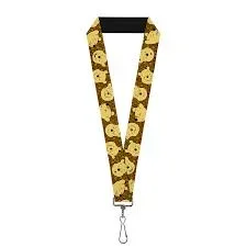 Buckle Down – Lanyard Winnie the Pooh Facial Expressions