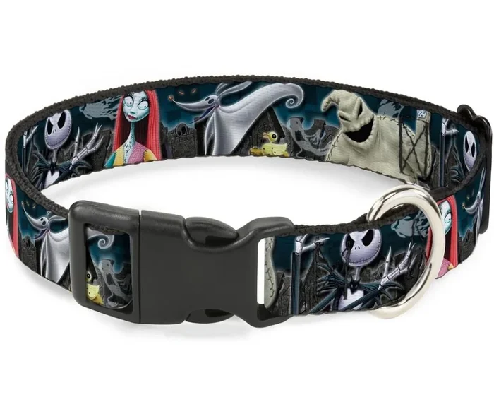 Buckle Down – Nightmare Before Christmas Plastic Clip Dog Collar