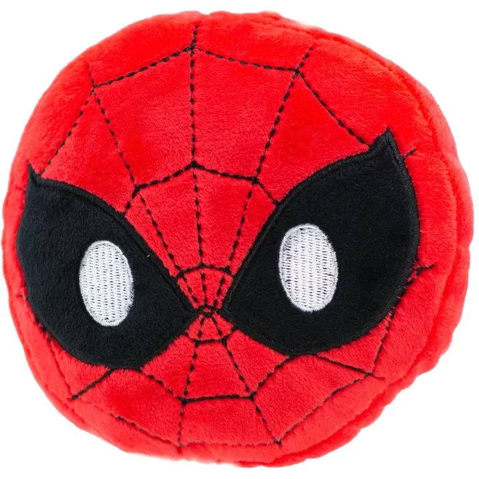 Buckle Down – Spider-Man Face with Squeaker Dog Toy