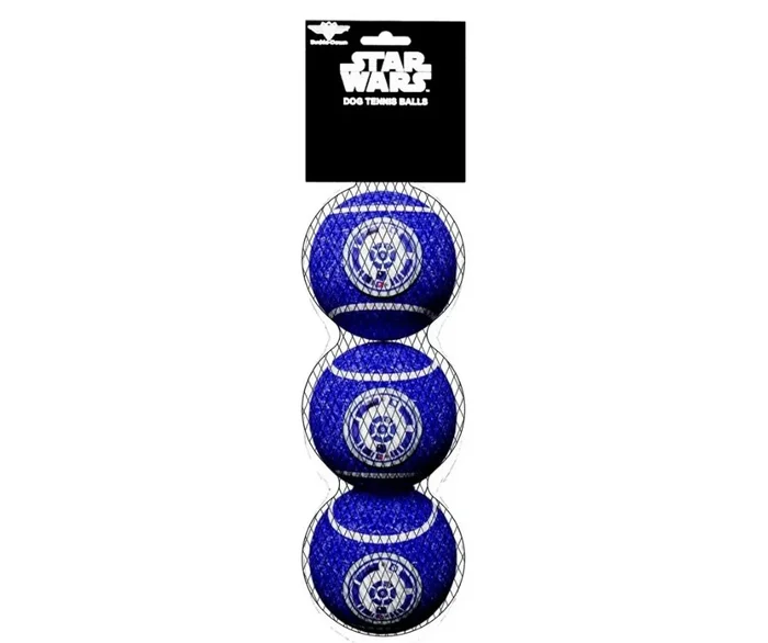 Buckle Down – Star Wars R2-D2 Head Top View Tennis Balls Dog Toys (3 pack)
