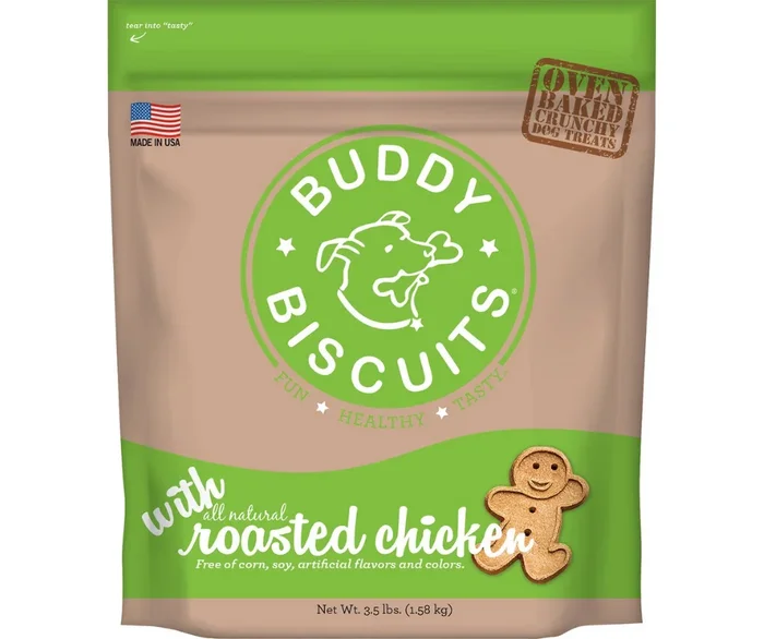 Buddy Biscuits – Original Oven Baked Roasted Chicken Recipe Dog Treats