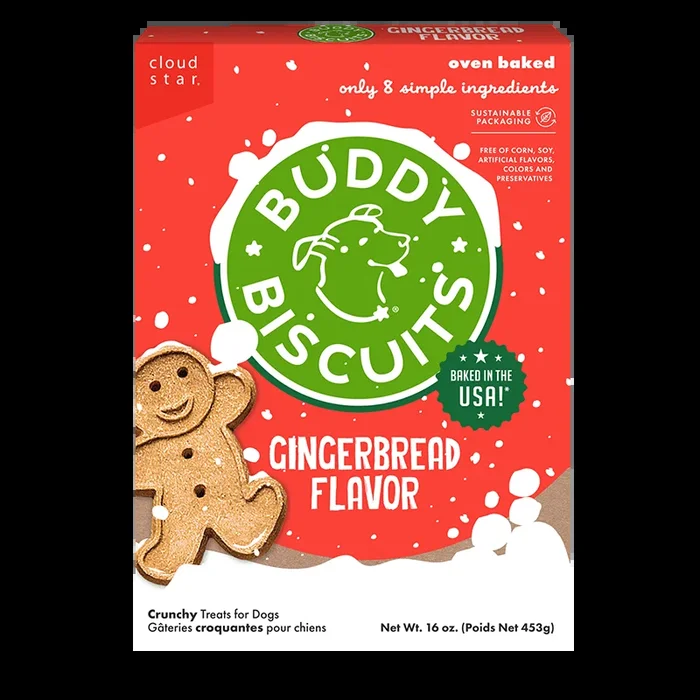 Buddy Biscuits® Gingerbread Biscuits Dog Treats