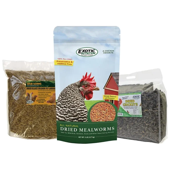 Bulk Dried Insect Trio