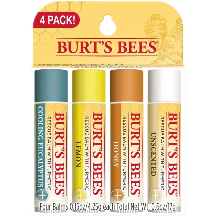 Burt’s Bees – Lip Balm Rescue 4 Pack