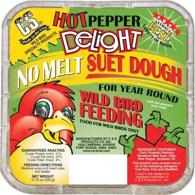 C&S Hot Pepper Suet No Melt – 11.75 OZ