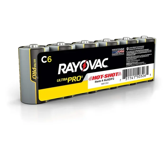 C Batteries, 6 Pack
