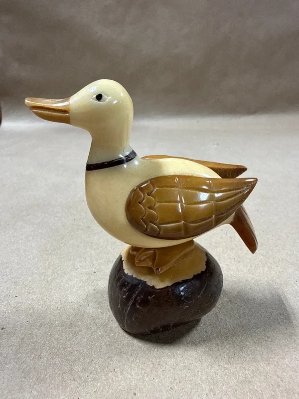 (C) Tagua Duck Carving
