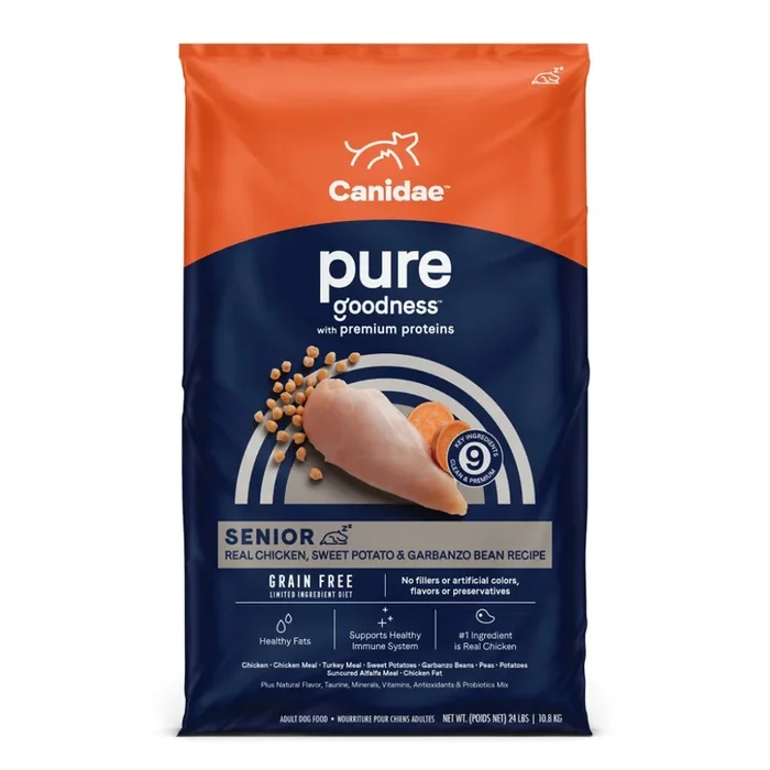 Canidae – Pure – Dog Senior Real Chicken, Sweet Potato & Garbanzo Bean
