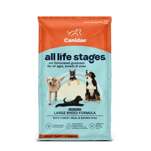 Canidae All Life Stages Large Breed Dry Dog Food, Turkey Meal and Brown Rice